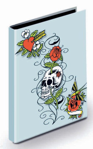 A4 Ringbuch "Skull"