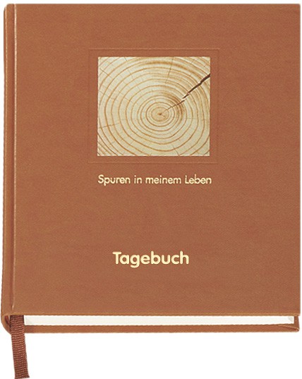Tagebuch 16x19cm "Spuren in meinem Leben"