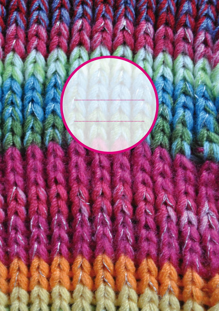 A5 Notizheft "Strick"