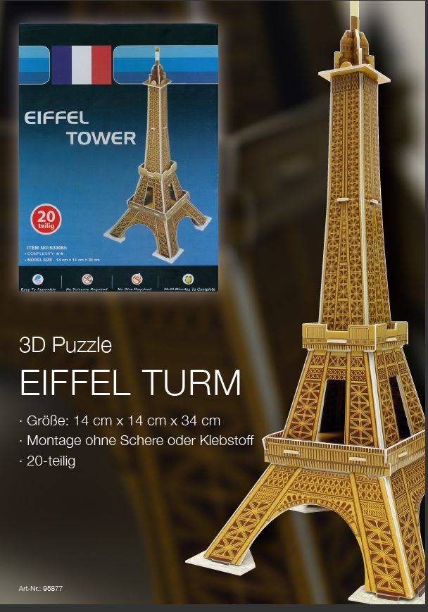 3D Puzzle "Eiffelturm"