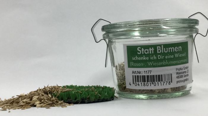 Geschenkglas "...statt Blumen" – Bild 2